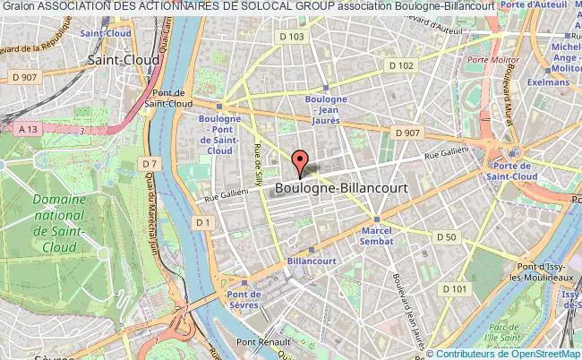 plan association Association Des Actionnaires De Solocal Group Boulogne-Billancourt