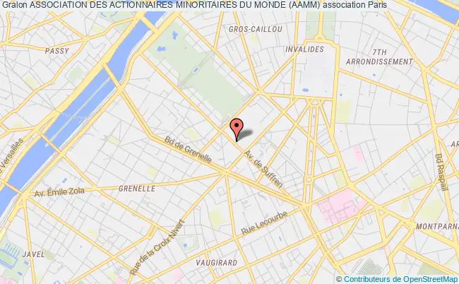 plan association Association Des Actionnaires Minoritaires Du Monde (aamm) Paris 15e