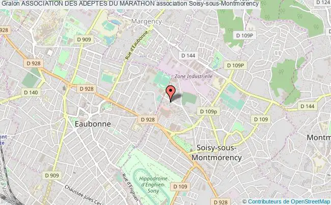 plan association Association Des Adeptes Du Marathon Soisy-sous-Montmorency
