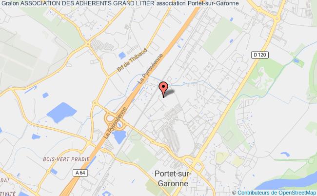 plan association Association Des Adherents Grand Litier Portet-sur-Garonne