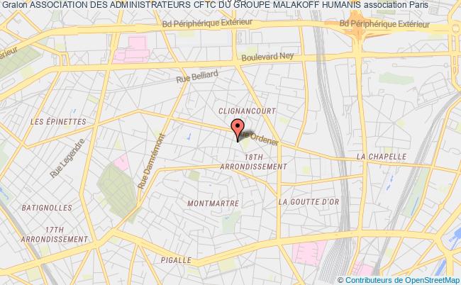 plan association Association Des Administrateurs Cftc Du Groupe Malakoff Humanis Paris
