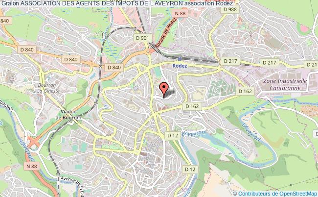plan association Association Des Agents Des Impots De L Aveyron Rodez