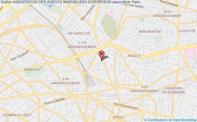 plan association Association Des Agents Immobiliers Europeens Paris