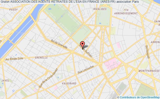 plan association Association Des Agents RetraitÉs De L'esa En France (ares-fr) Paris
