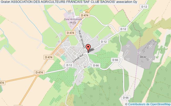plan association Association Des Agriculteurs Francais 'saf Club Saonois' Gy