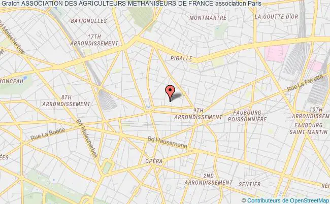 plan association Association Des Agriculteurs Methaniseurs De France Paris