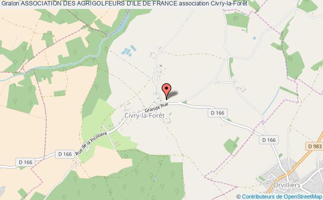 plan association Association Des Agrigolfeurs D'ile De France Civry-la-Forêt