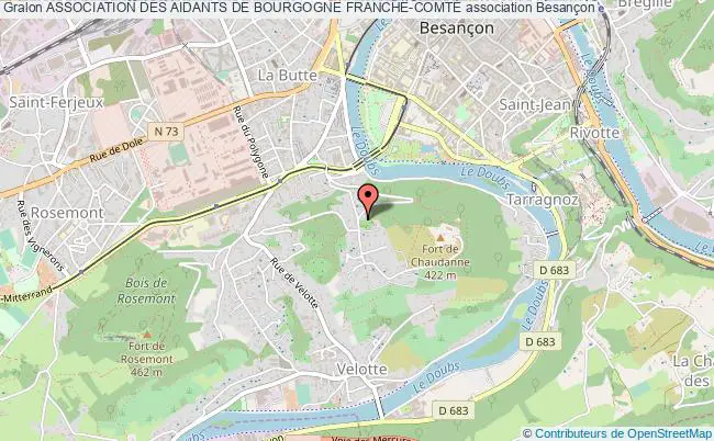 plan association Association Des Aidants De Bourgogne Franche-comtÉ Besançon