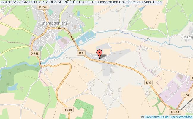 plan association Association Des Aides Au Pretre Du Poitou Champdeniers-Saint-Denis
