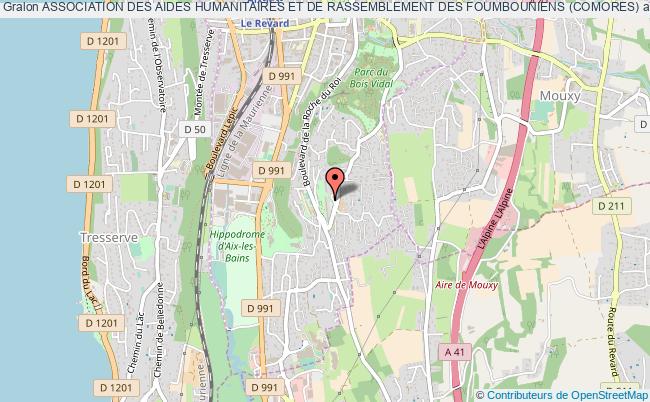plan association Association Des Aides Humanitaires Et De Rassemblement Des Foumbouniens (comores) Aix-les-Bains