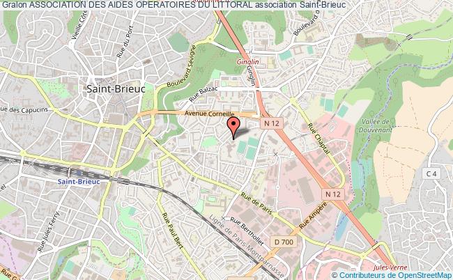 plan association Association Des Aides Operatoires Du Littoral Saint-Brieuc