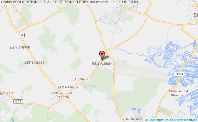 plan association Association Des Ailes De Bois Fleury Saint-Pierre-d'Oléron