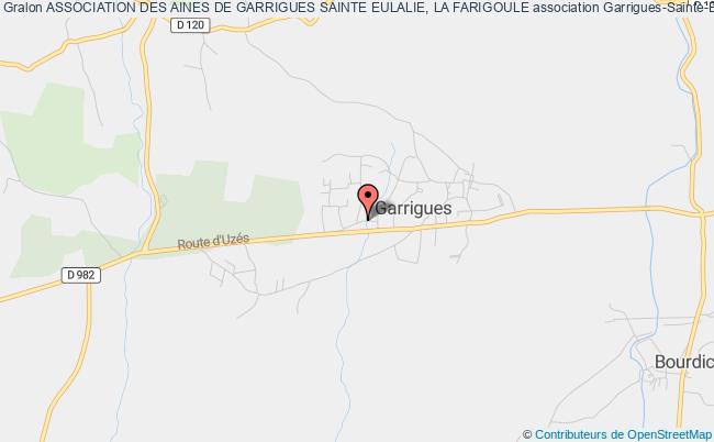 plan association Association Des Aines De Garrigues Sainte Eulalie, La Farigoule Garrigues-Sainte-Eulalie