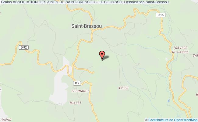 plan association Association Des Aines De Saint-bressou - Le Bouyssou Saint-Bressou