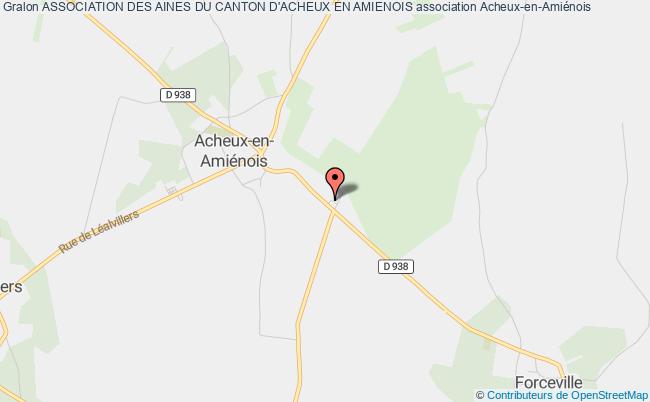 Association des aines du canton d'acheux en amienois association Morale