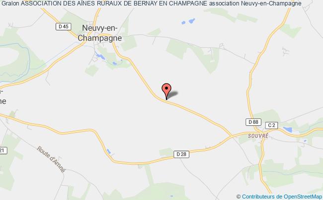 plan association Association Des AÎnes Ruraux De Bernay En Champagne Neuvy-en-Champagne