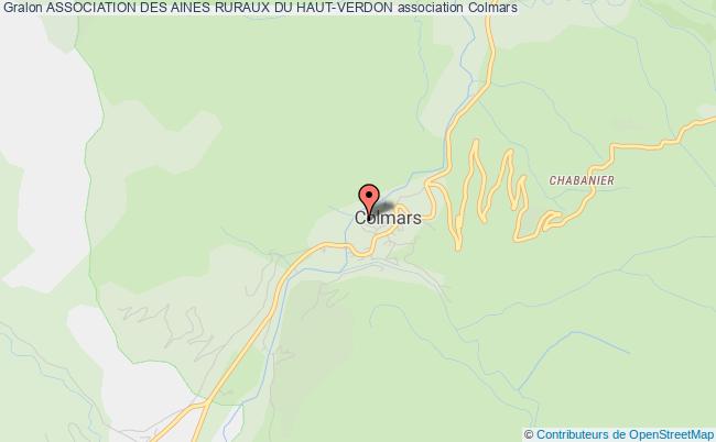 plan association Association Des Aines Ruraux Du Haut-verdon 