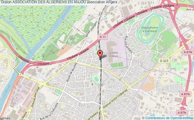 plan association Association Des Algeriens En Anjou Angers