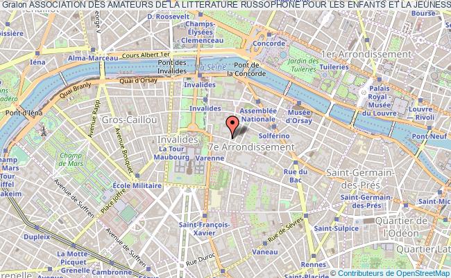 plan association Association Des Amateurs De La Litterature Russophone Pour Les Enfants Et La Jeunesse "boukovki" Paris