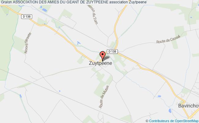 plan association Association Des Amies Du Geant De Zuytpeene Zuytpeene
