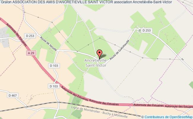 plan association Association Des Amis D'ancretieville Saint Victor Ancretiéville-Saint-Victor