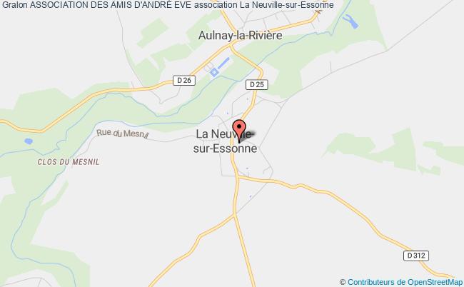plan association Association Des Amis D'andrÉ Eve La    Neuville-sur-Essonne