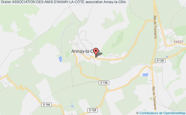 plan association Association Des Amis D'annay-la-cÔte Annay-la-Côte
