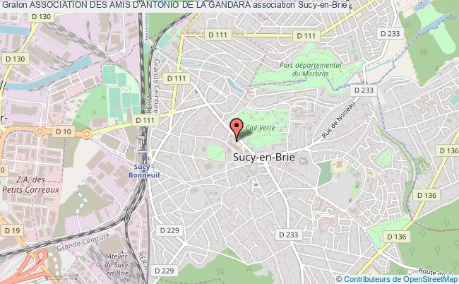 plan association Association Des Amis D'antonio De La Gandara Sucy-en-Brie