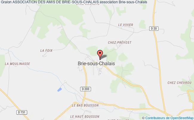 plan association Association Des Amis De Brie-sous-chalais Brie-sous-Chalais