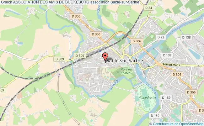 plan association Association Des Amis De Buckeburg Sablé-sur-Sarthe