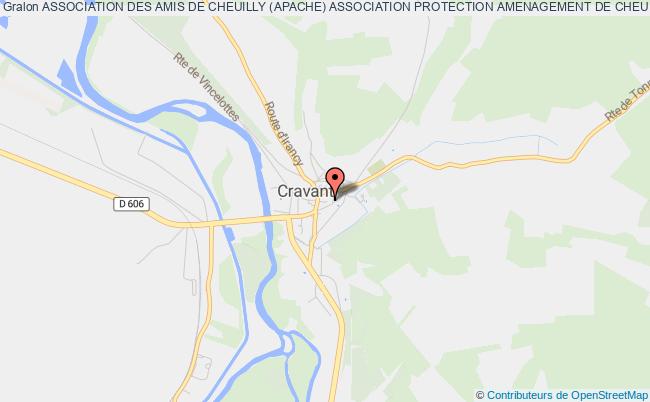 plan association Association Des Amis De Cheuilly (apache) Association Protection Amenagement De Cheuilly Cravant