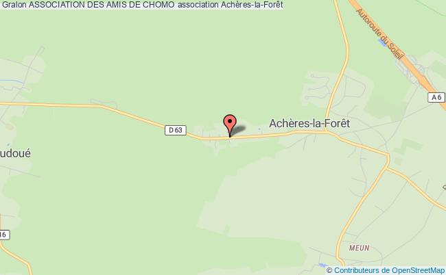 plan association Association Des Amis De Chomo Achères-la-Forêt