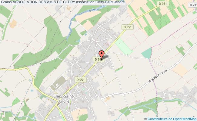 plan association Association Des Amis De Clery Cléry-Saint-André