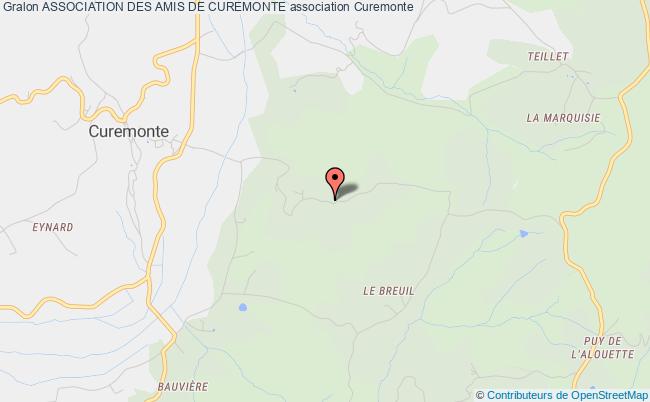 ASSOCIATION DES AMIS DE CUREMONTE