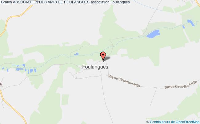 plan association Association Des Amis De Foulangues Foulangues