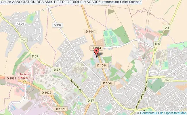 plan association Association Des Amis De FrÉdÉrique Macarez Saint-Quentin