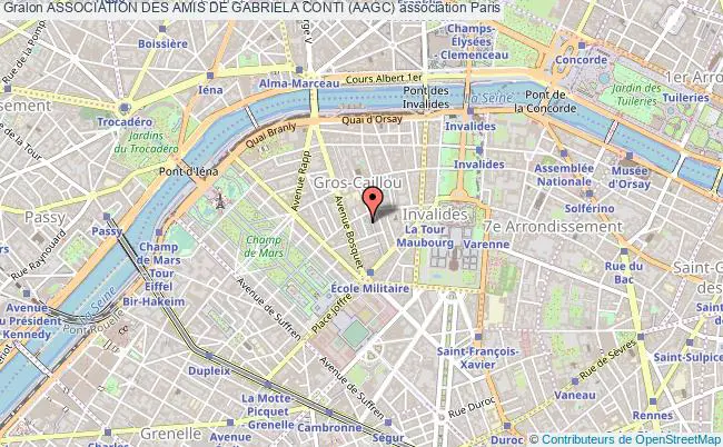 plan association Association Des Amis De Gabriela Conti (aagc) Paris 7e