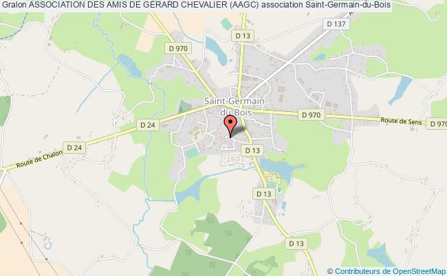 plan association Association Des Amis De GÉrard Chevalier (aagc) Saint-Germain-du-Bois
