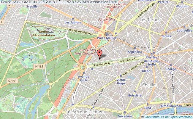 plan association Association Des Amis De Jonas Savimbi Paris