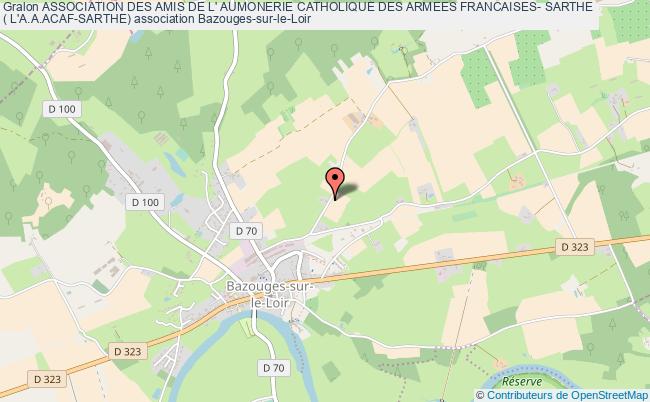 plan association Association Des Amis De L' Aumonerie Catholique Des Armees Francaises- Sarthe 
( L'a.a.acaf-sarthe) Bazouges-sur-le-Loir