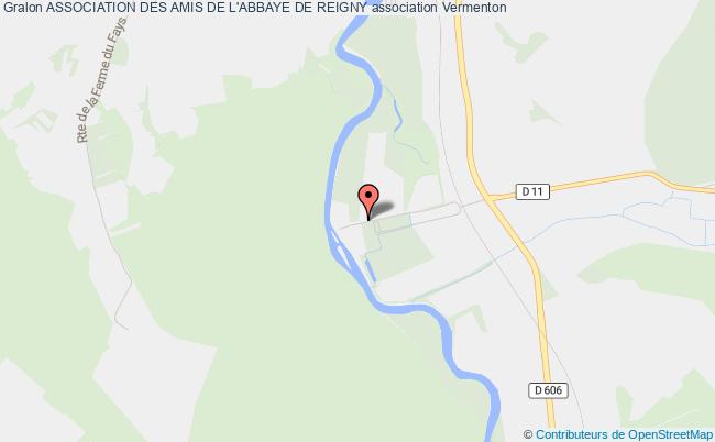 plan association Association Des Amis De L'abbaye De Reigny Vermenton