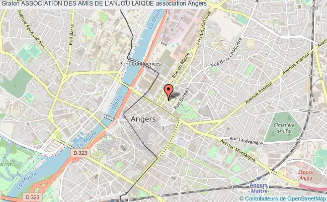 plan association Association Des Amis De L'anjou Laique Angers