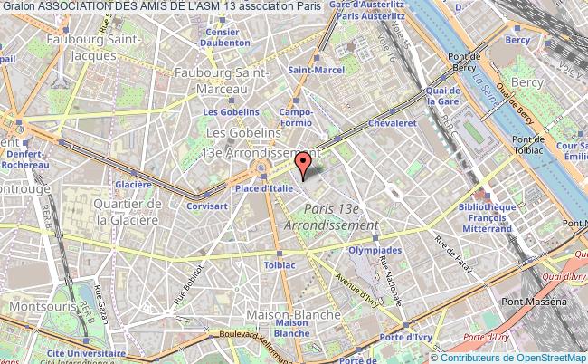 plan association Association Des Amis De L'asm 13 Paris