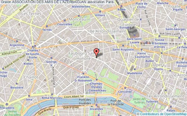 plan association Association Des Amis De L'azerbaÏdjan Paris