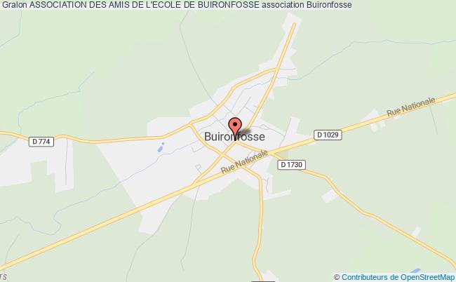 plan association Association Des Amis De L'ecole De Buironfosse Buironfosse