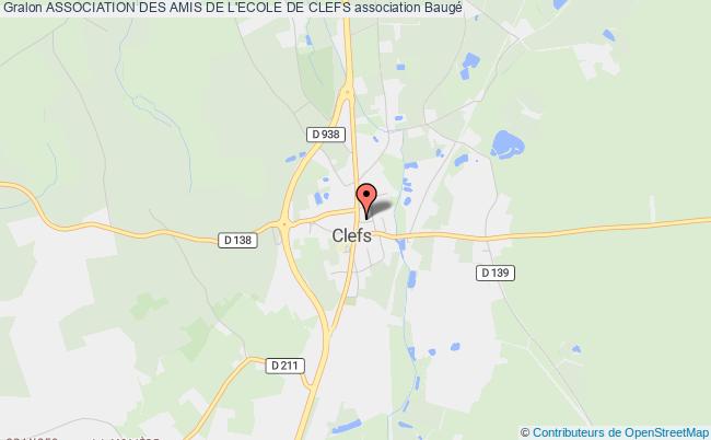plan association Association Des Amis De L'ecole De Clefs Baugé-en-Anjou