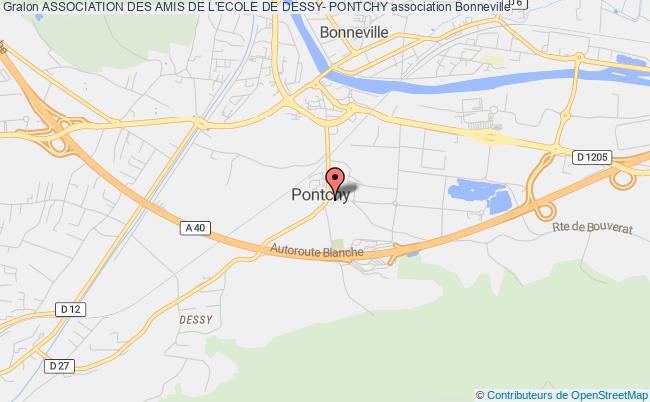 plan association Association Des Amis De L'ecole De Dessy- Pontchy Bonneville