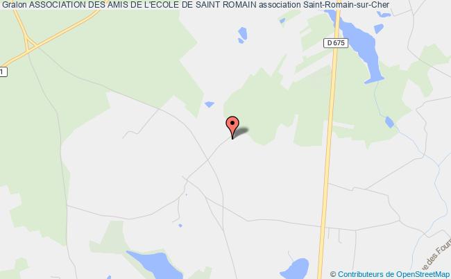plan association Association Des Amis De L'ecole De Saint Romain Saint-Romain-sur-Cher