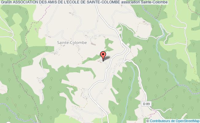 plan association Association Des Amis De L'ecole De Sainte-colombe Sainte-Colombe