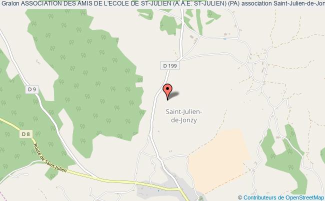 plan association Association Des Amis De L'ecole De St-julien (a.a.e. St-julien) (pa) Saint-Julien-de-Jonzy